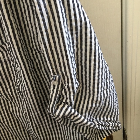 FINAL MARKDOWN Ladies Main Street blue blouse 1x - Picture 2 of 4